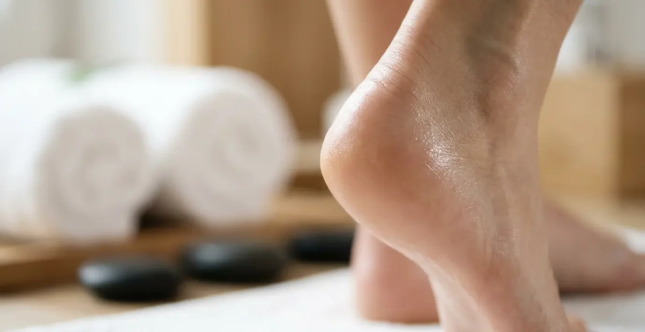 Talloni perfettamente lisci e piedi curati pronti per l'estate