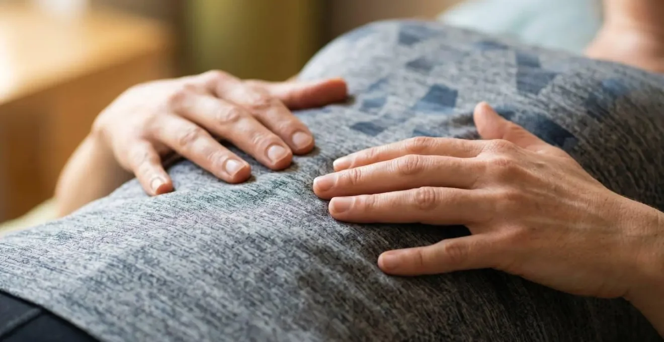 Fisioterapista che guida una neomamma negli esercizi di respirazione diaframmatica