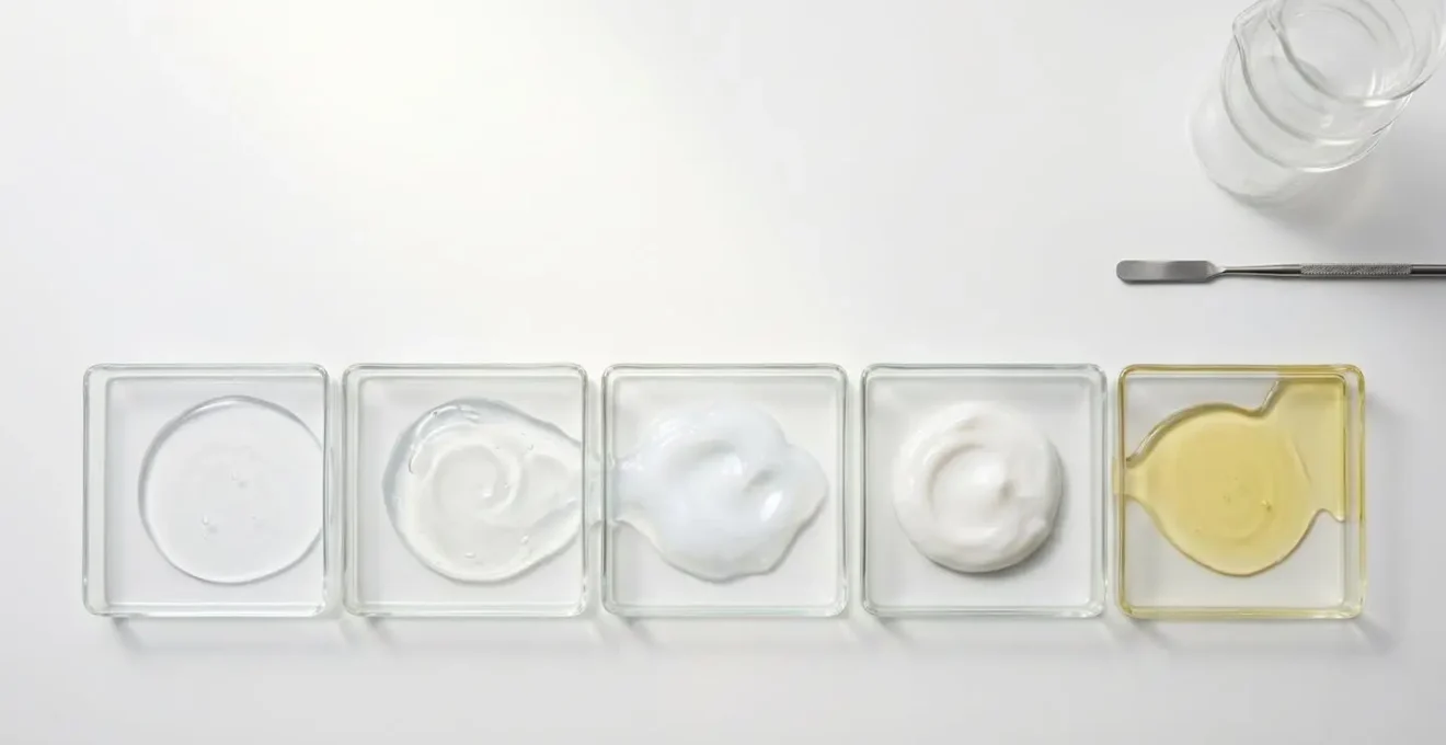 Visualizzazione della corretta stratificazione dei prodotti skincare per massimo assorbimento
